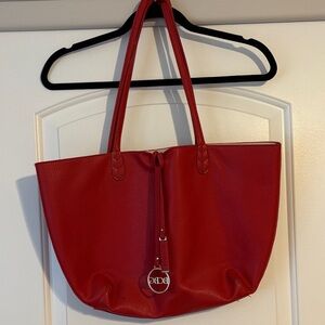 BCBG Red Tote Bag